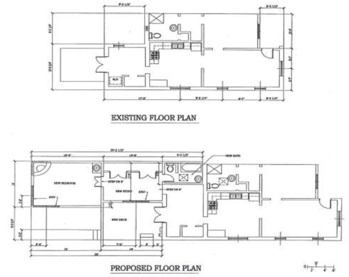 Floor Plan Existing Proposed Example